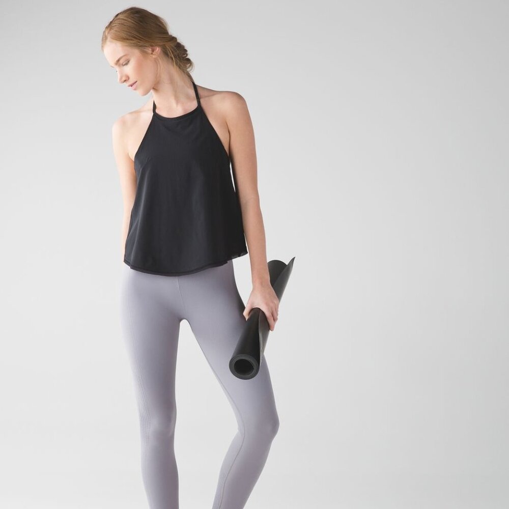 Lululemon Free Spirit Tank, Black, Size 6